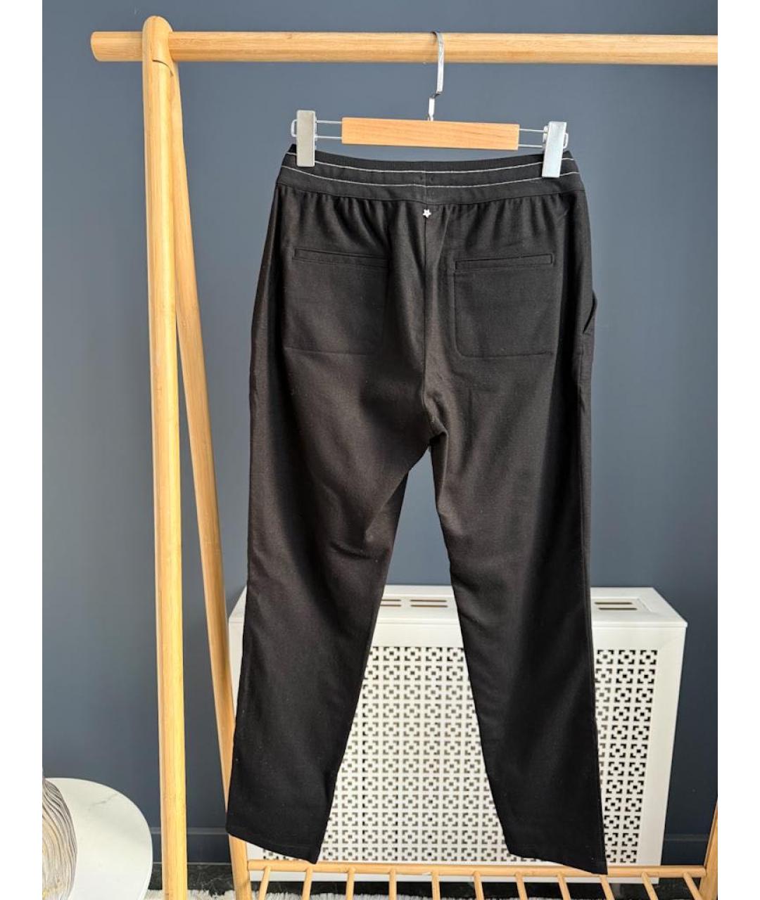 LORENA ANTONIAZZI Черные прямые брюки, фото 2