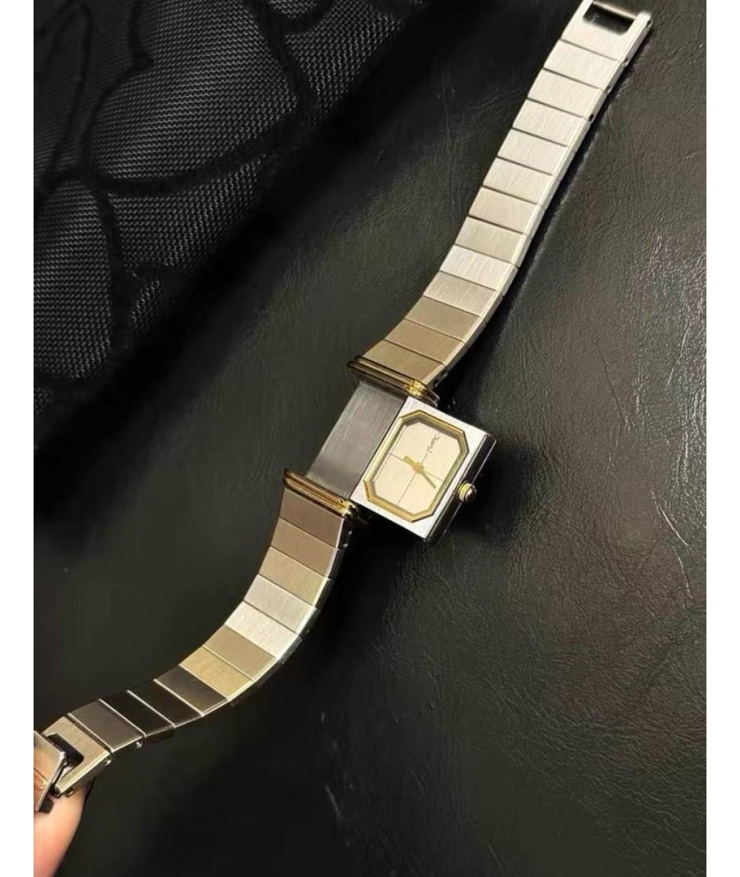 SAINT LAURENT Серебряные стальные часы, фото 5