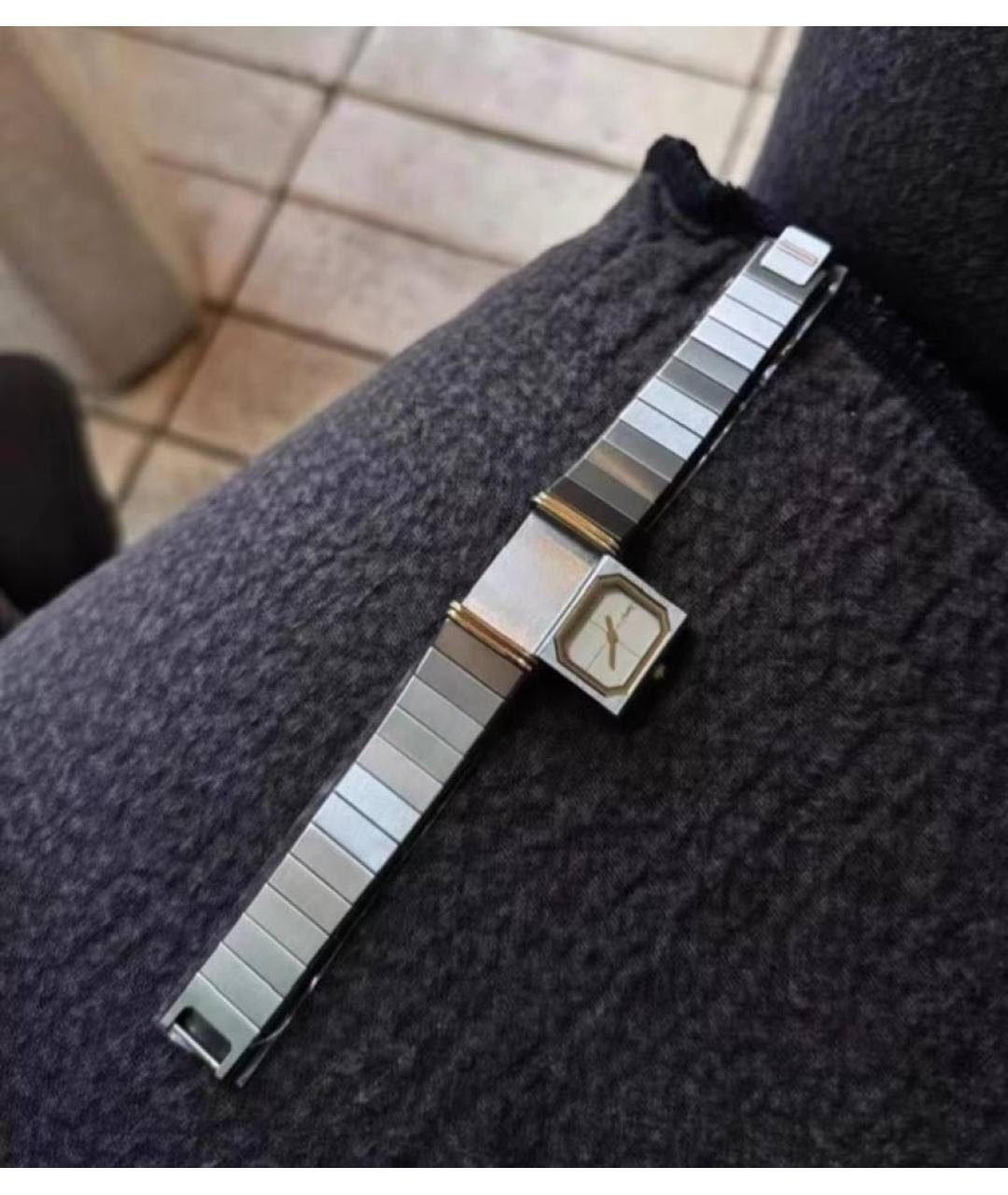 SAINT LAURENT Серебряные стальные часы, фото 2