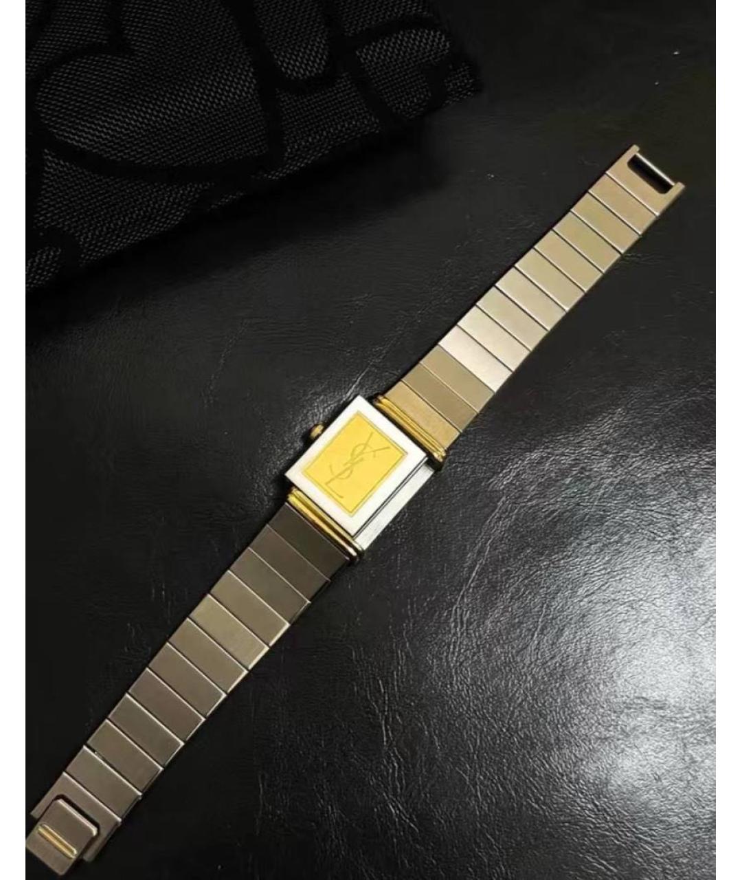 SAINT LAURENT Серебряные стальные часы, фото 6