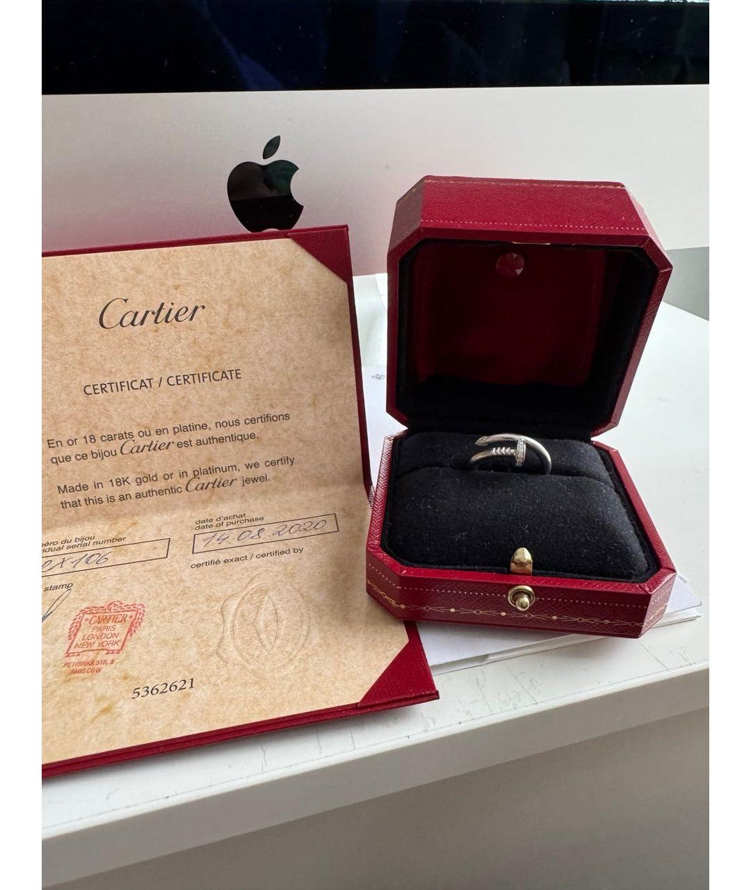 CARTIER Белое кольцо из белого золота, фото 2