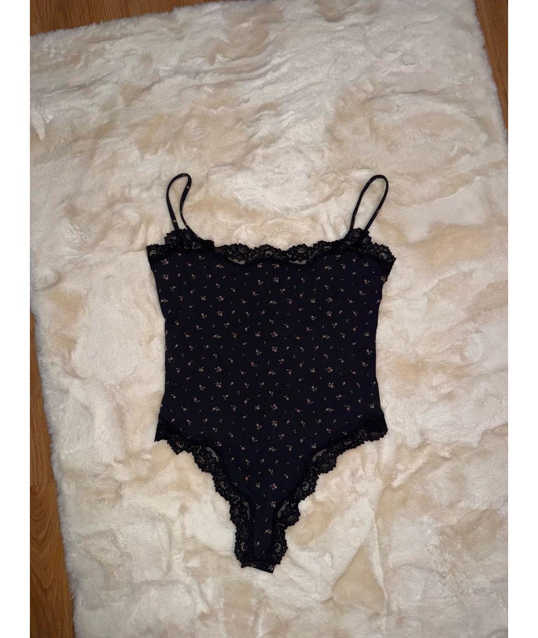 SKIMS Черное полиамидовое боди, фото 6