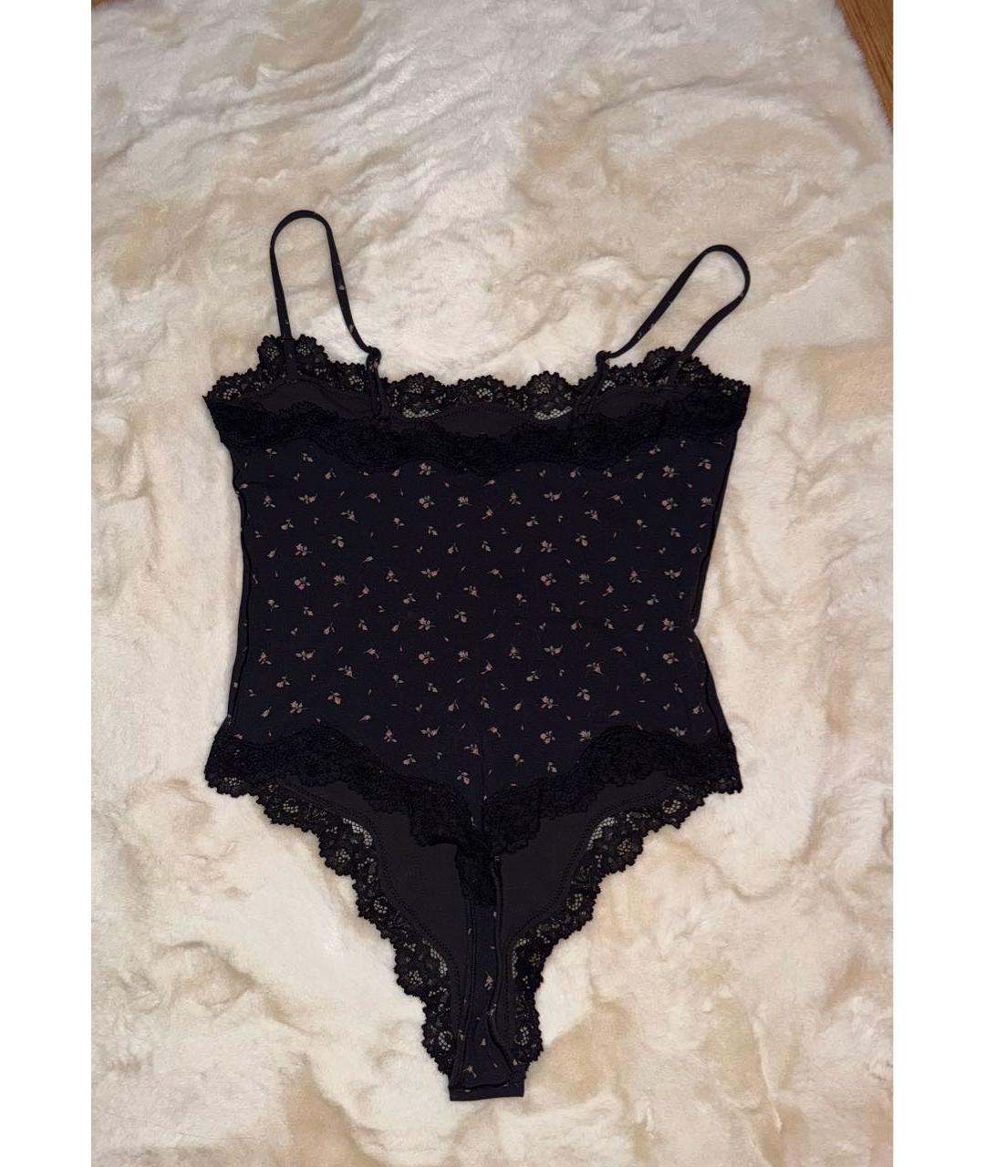 SKIMS Черное полиамидовое боди, фото 2