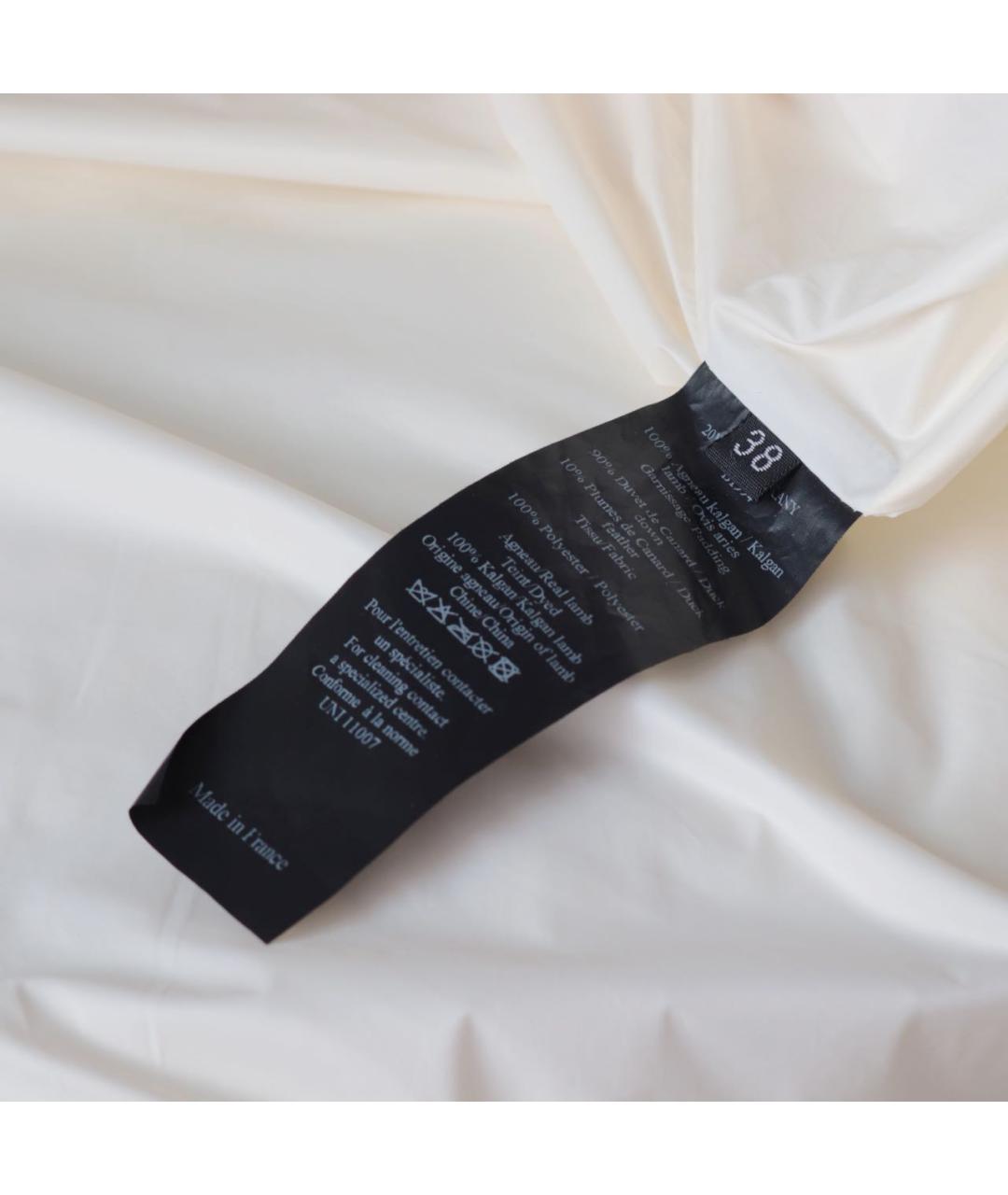 YVES SALOMON Серебрянный полиэстеровый пуховик, фото 8