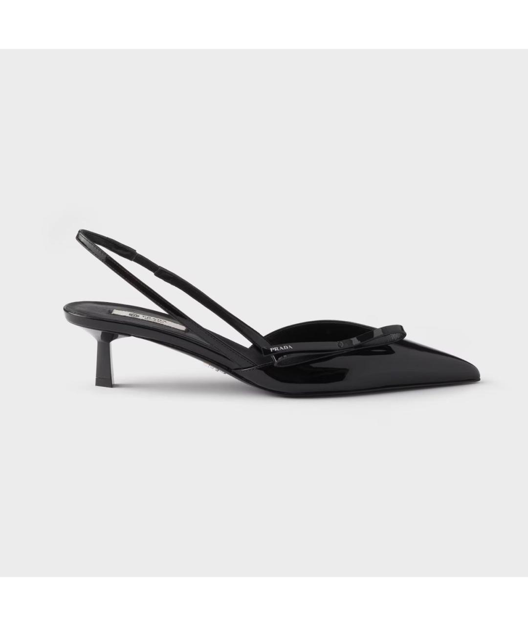 PRADA Черные туфли из лакированной кожи, фото 5