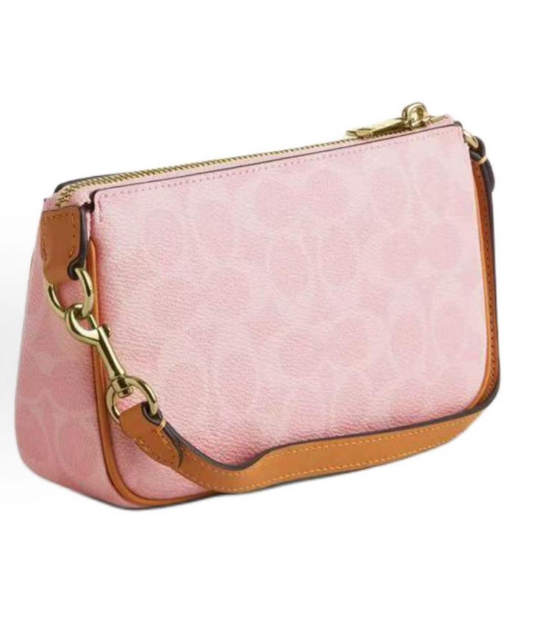 COACH Розовая сумка через плечо из искусственной кожи, фото 2