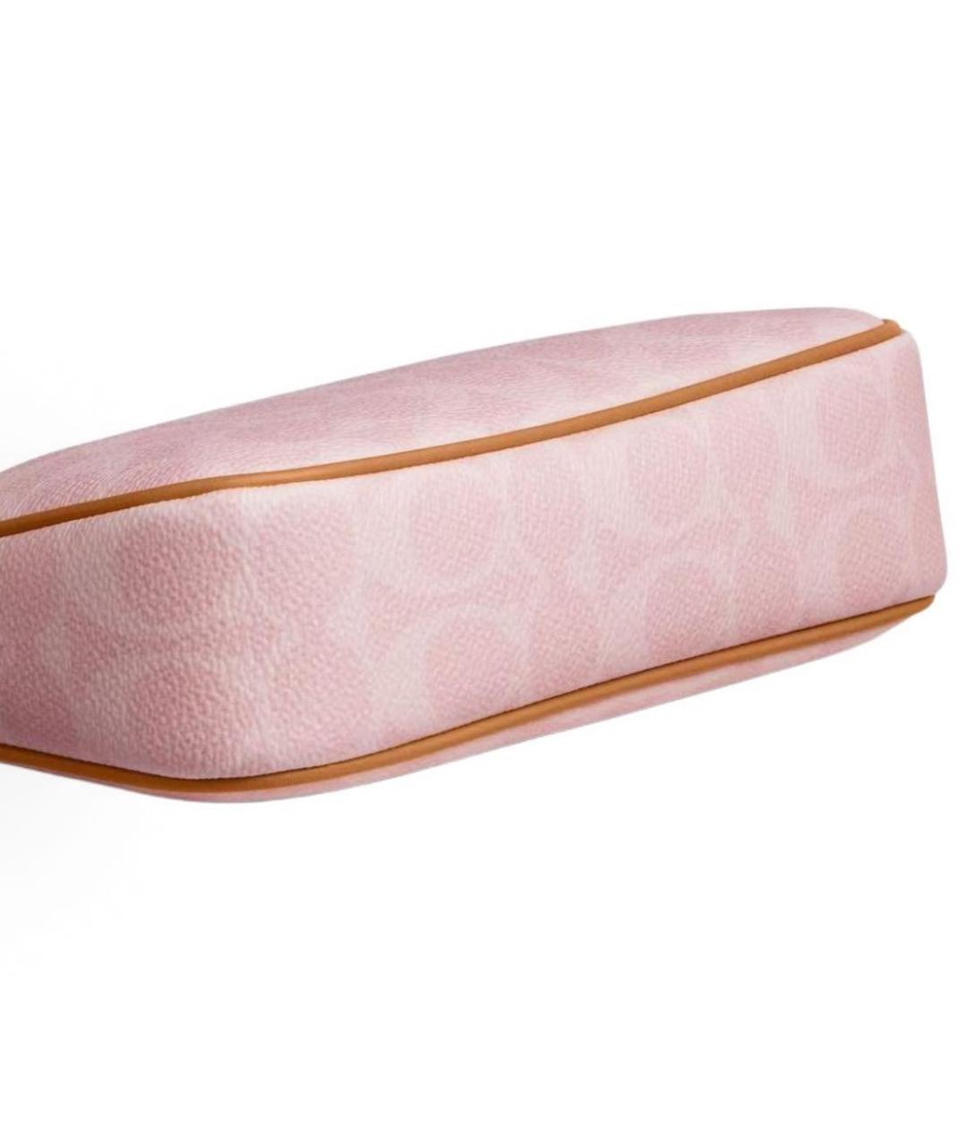 COACH Розовая сумка через плечо из искусственной кожи, фото 4