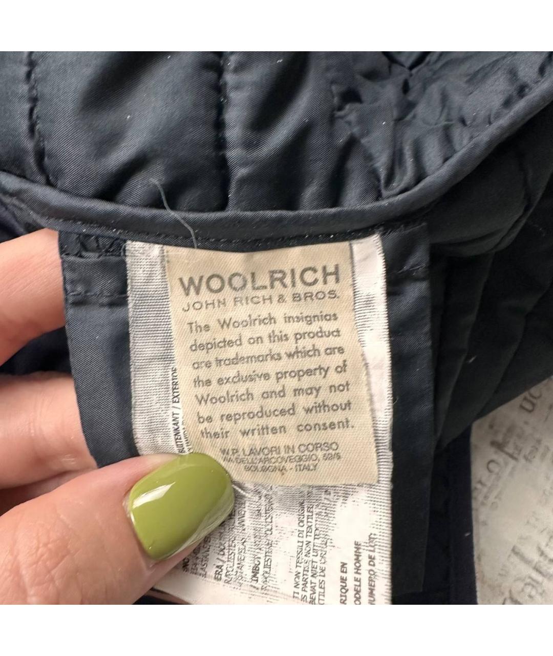 WOOLRICH Темно-синяя куртка, фото 5
