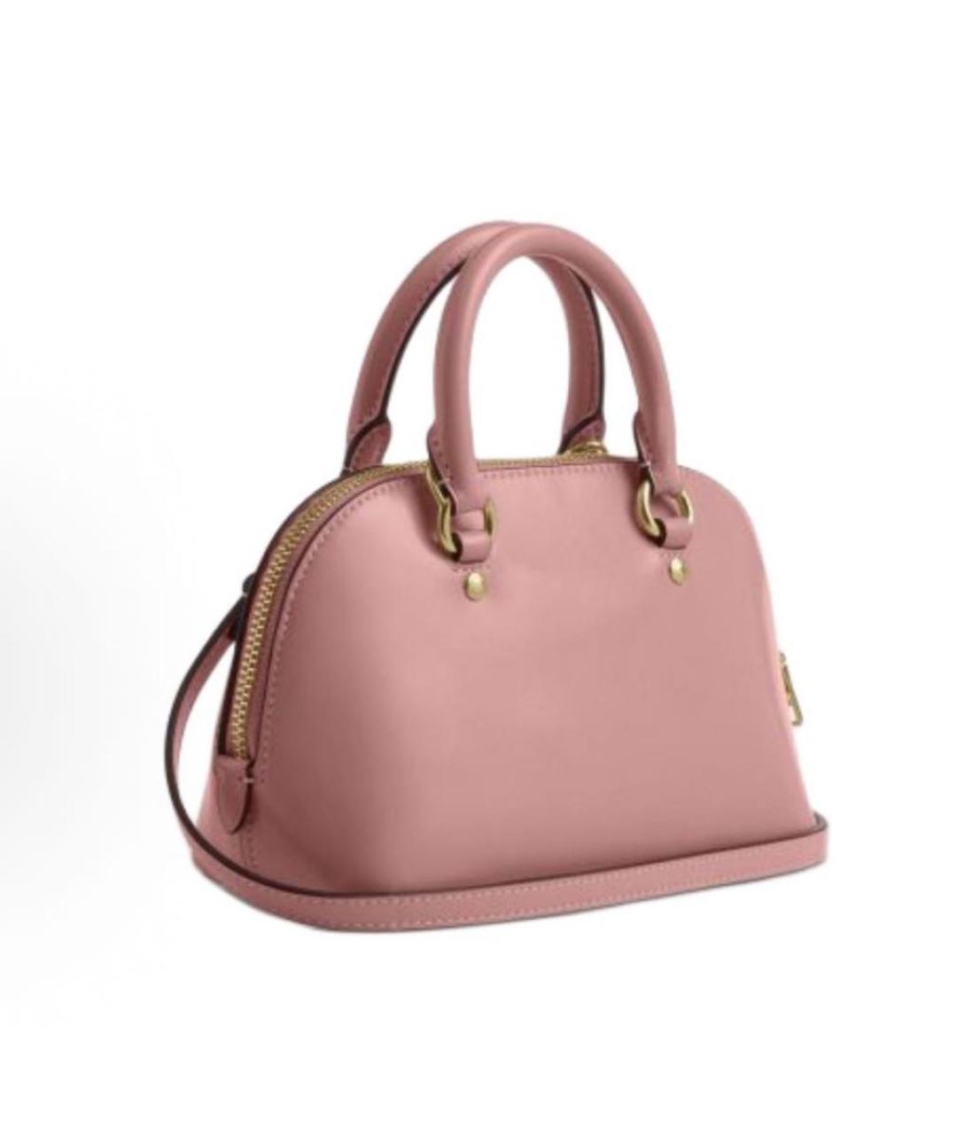 COACH Розовая сумка через плечо, фото 2