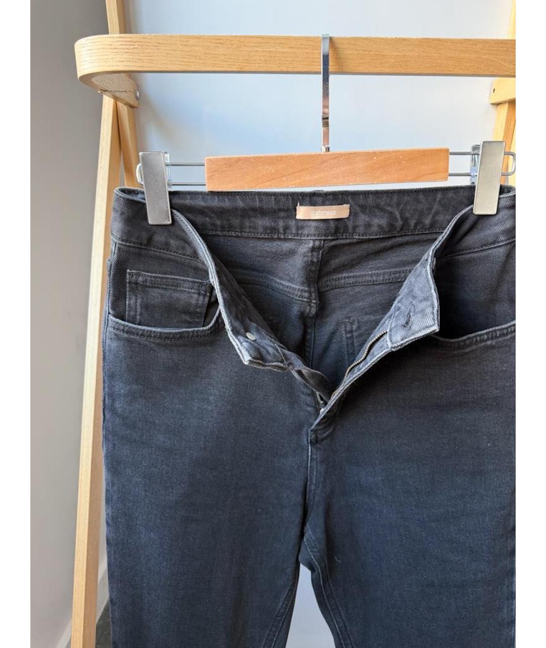 12 STOREEZ Черные прямые джинсы, фото 4