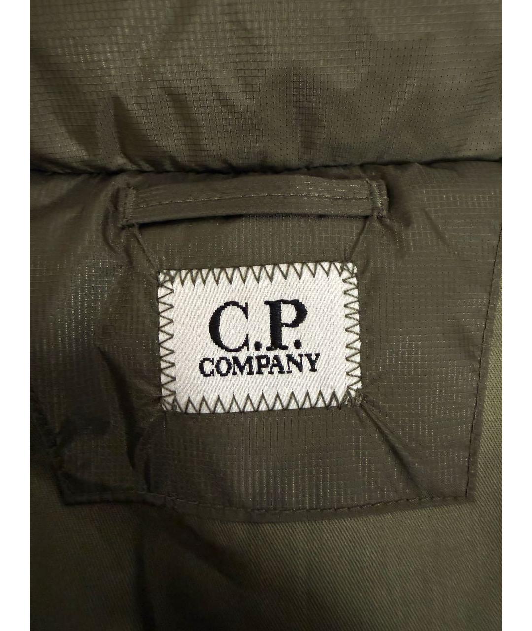 CP COMPANY Хаки полиэстеровый пуховик, фото 5