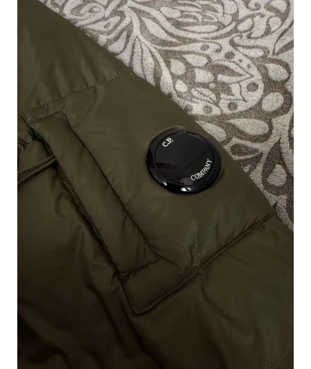 CP COMPANY Хаки полиэстеровый пуховик, фото 3