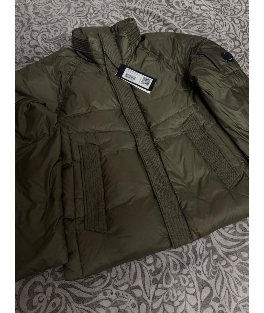 CP COMPANY Хаки полиэстеровый пуховик, фото 2
