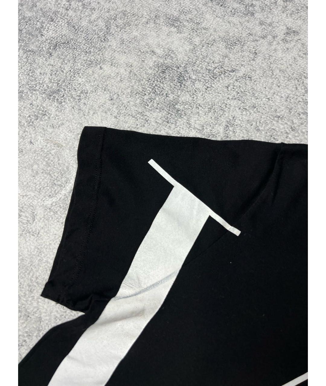 VALENTINO Черная хлопковая футболка, фото 7