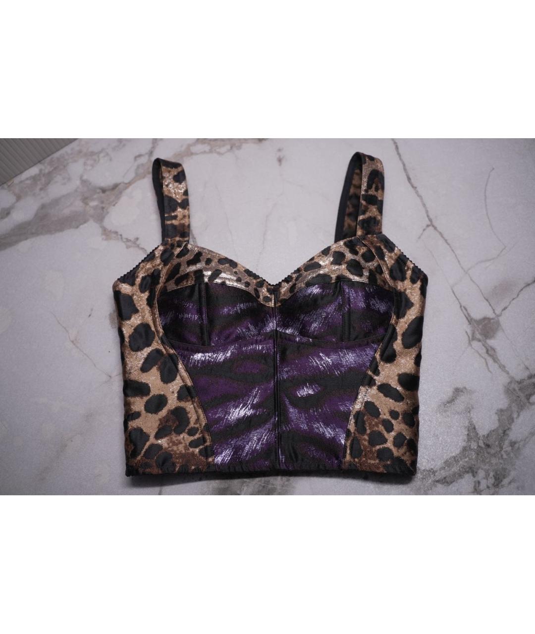 DOLCE&GABBANA Мульти полиэстеровый корсет, фото 2