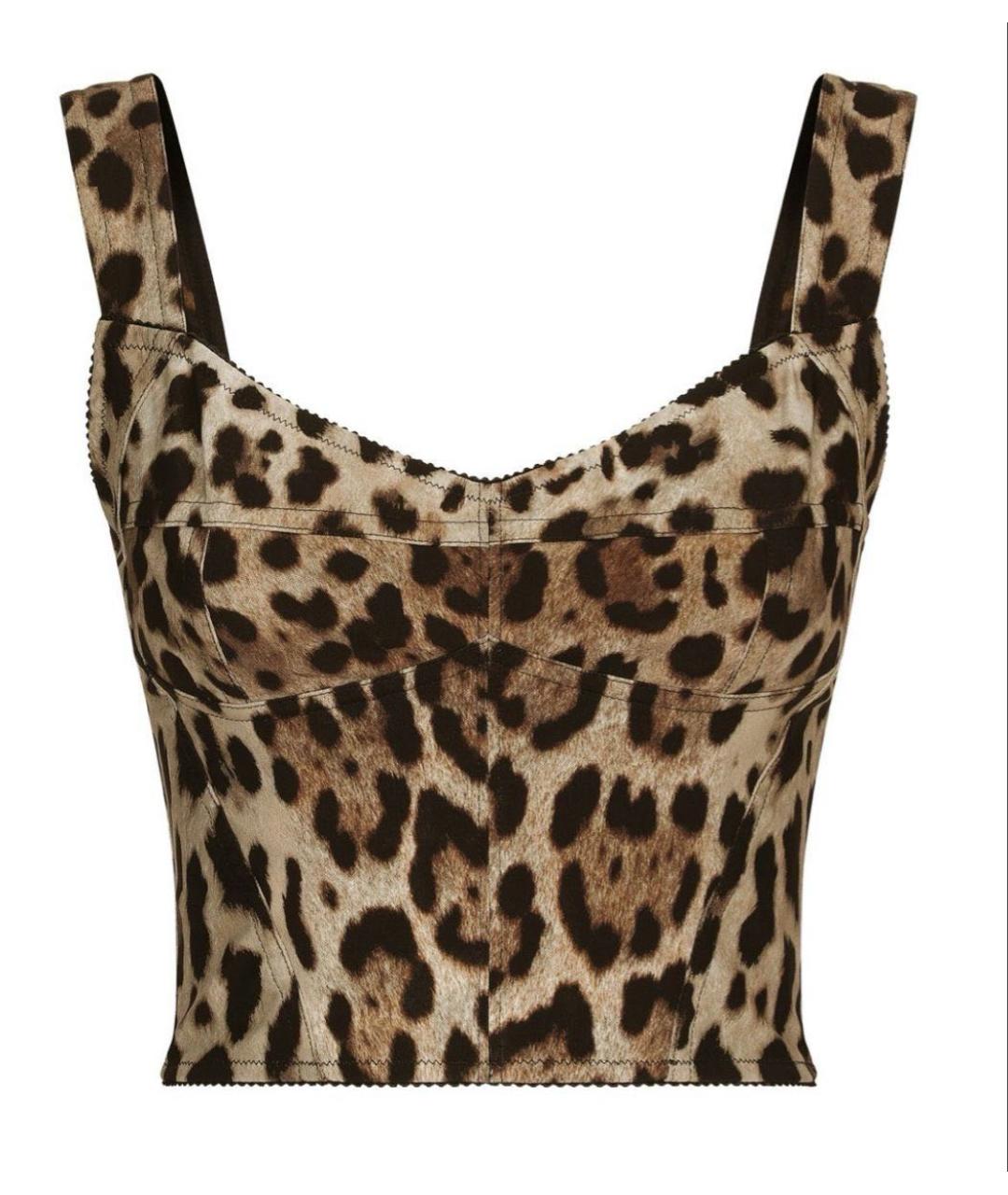 DOLCE&GABBANA Мульти полиэстеровый корсет, фото 9