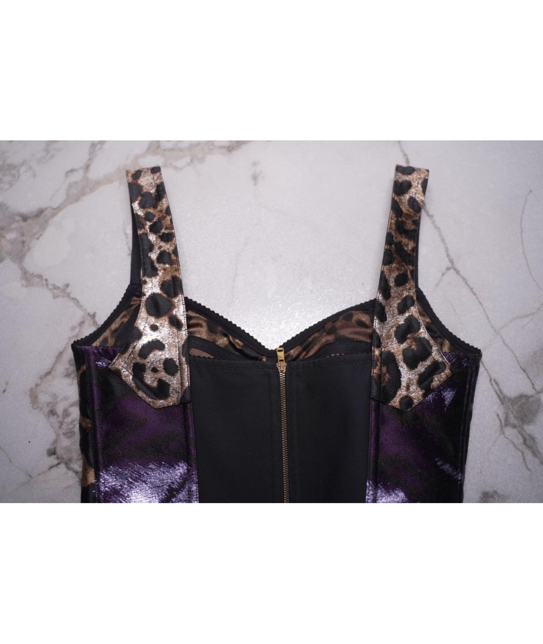 DOLCE&GABBANA Мульти полиэстеровый корсет, фото 8