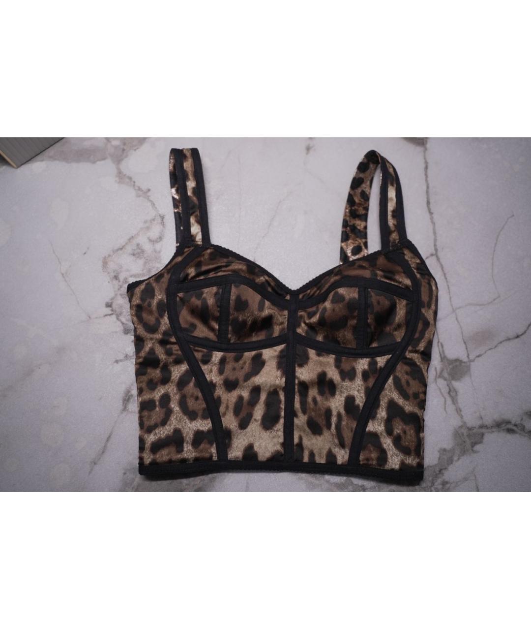 DOLCE&GABBANA Мульти полиэстеровый корсет, фото 7