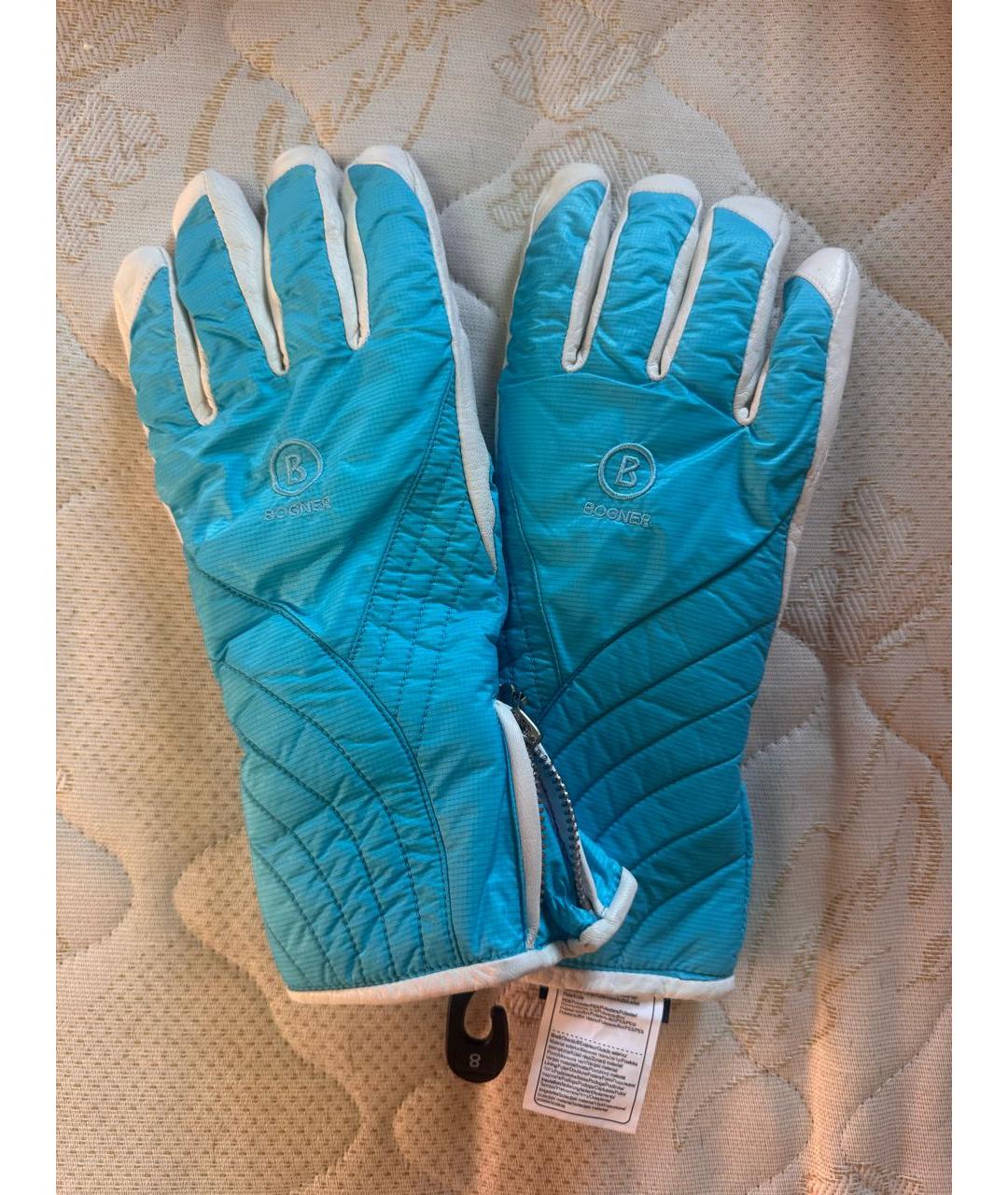 BOGNER Голубые перчатки, фото 6