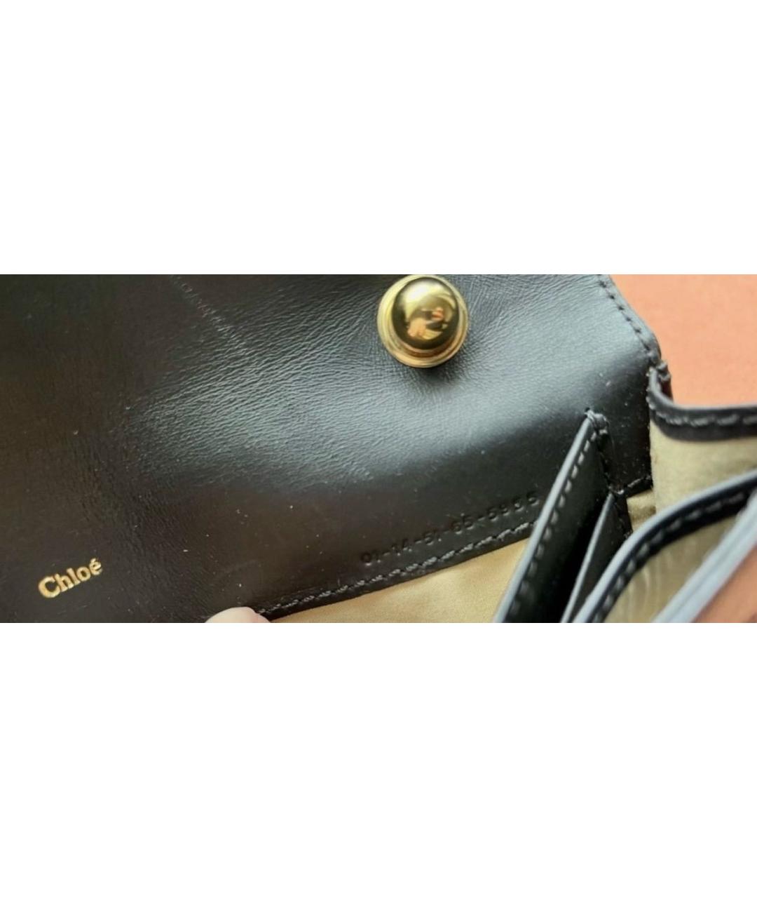 CHLOE Черная кожаная сумка через плечо, фото 7
