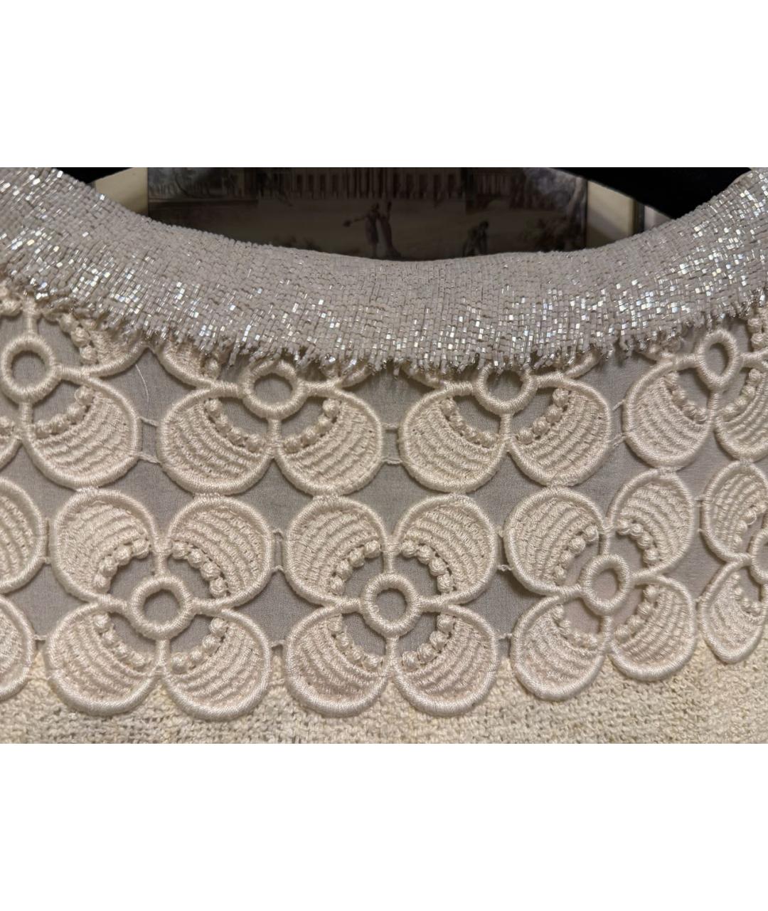 CHANEL Белый твидовый жакет/пиджак, фото 6