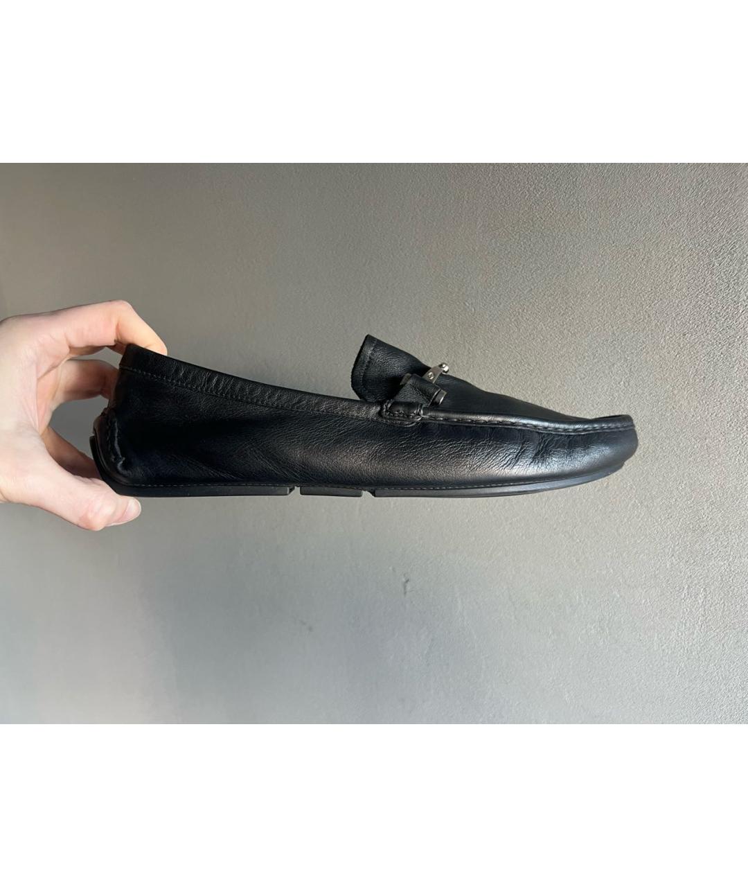 GUCCI Черные кожаные мокасины, фото 8