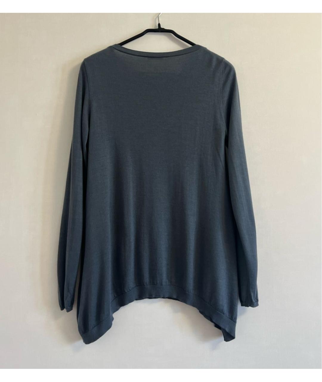 BRUNELLO CUCINELLI Серый кашемировый джемпер / свитер, фото 7