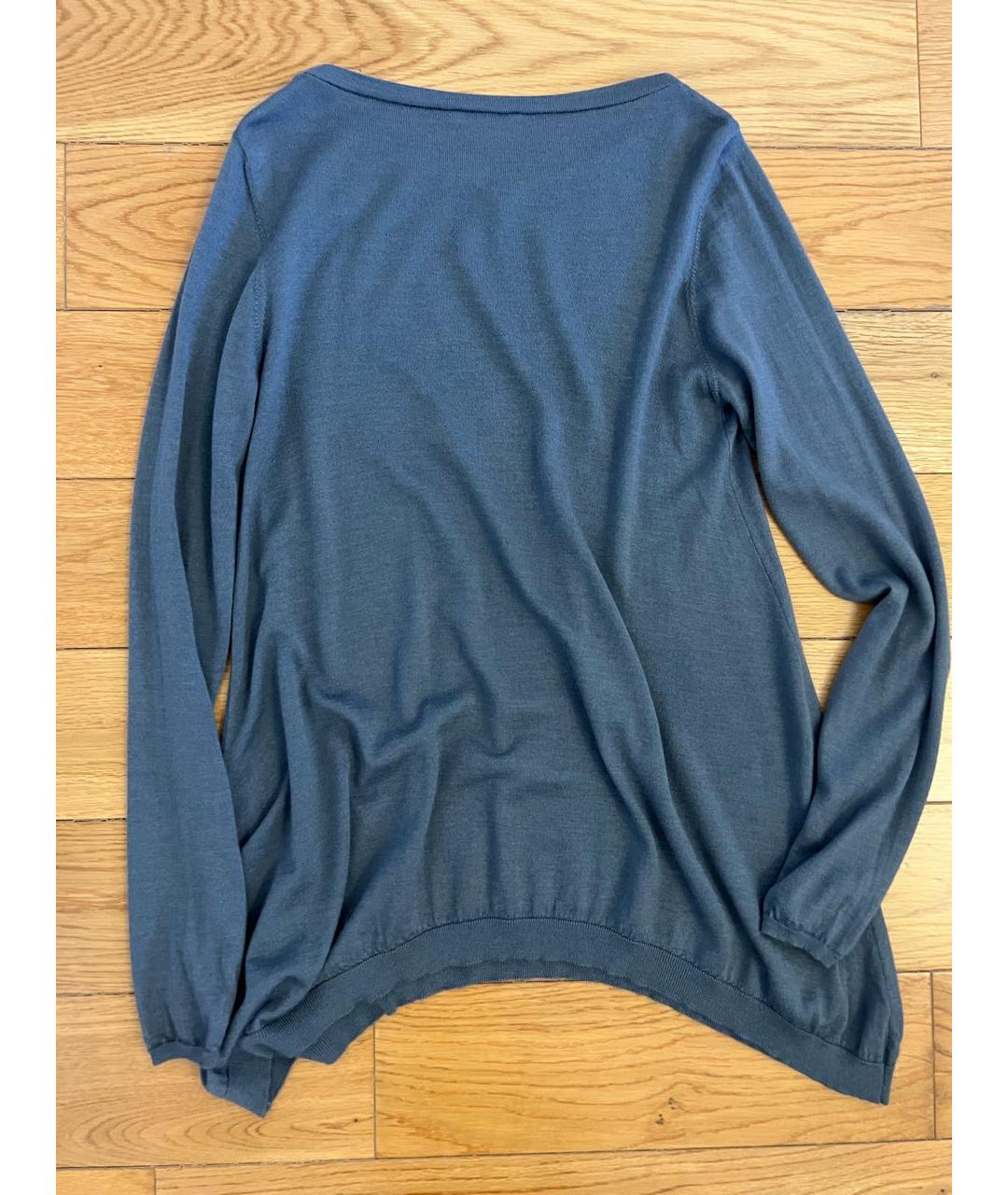 BRUNELLO CUCINELLI Серый кашемировый джемпер / свитер, фото 8