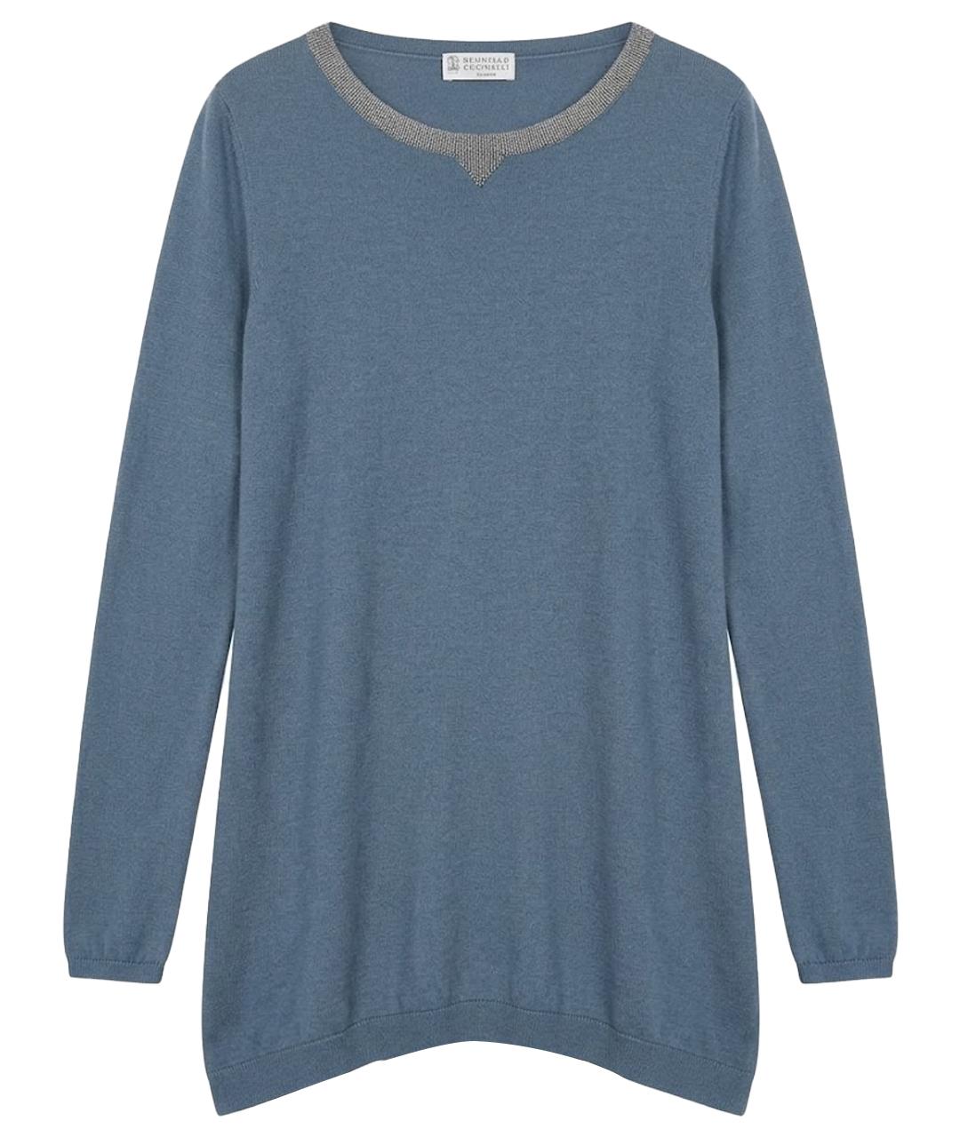 BRUNELLO CUCINELLI Серый кашемировый джемпер / свитер, фото 1