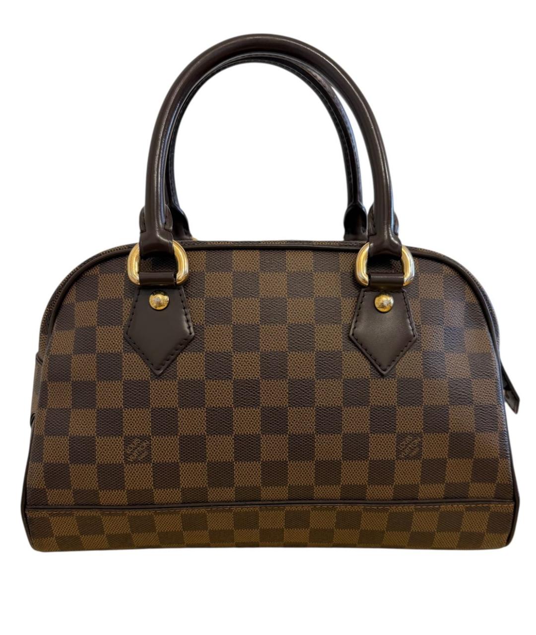 LOUIS VUITTON Коричневая сумка с короткими ручками, фото 1