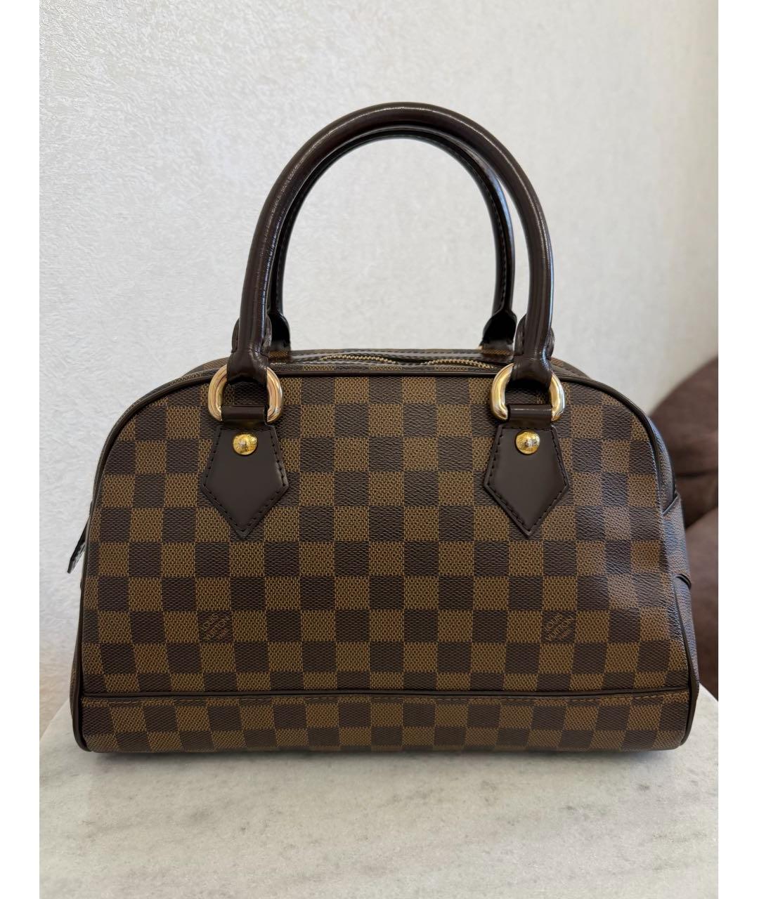 LOUIS VUITTON Коричневая сумка с короткими ручками, фото 8