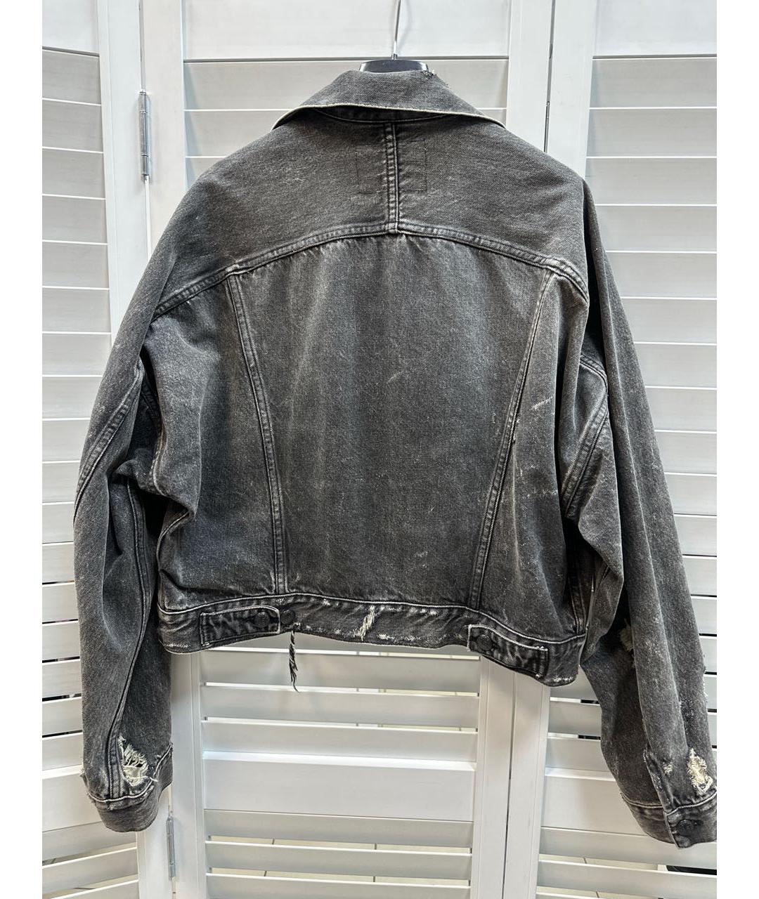 R13 Серая деним рубашка, фото 3