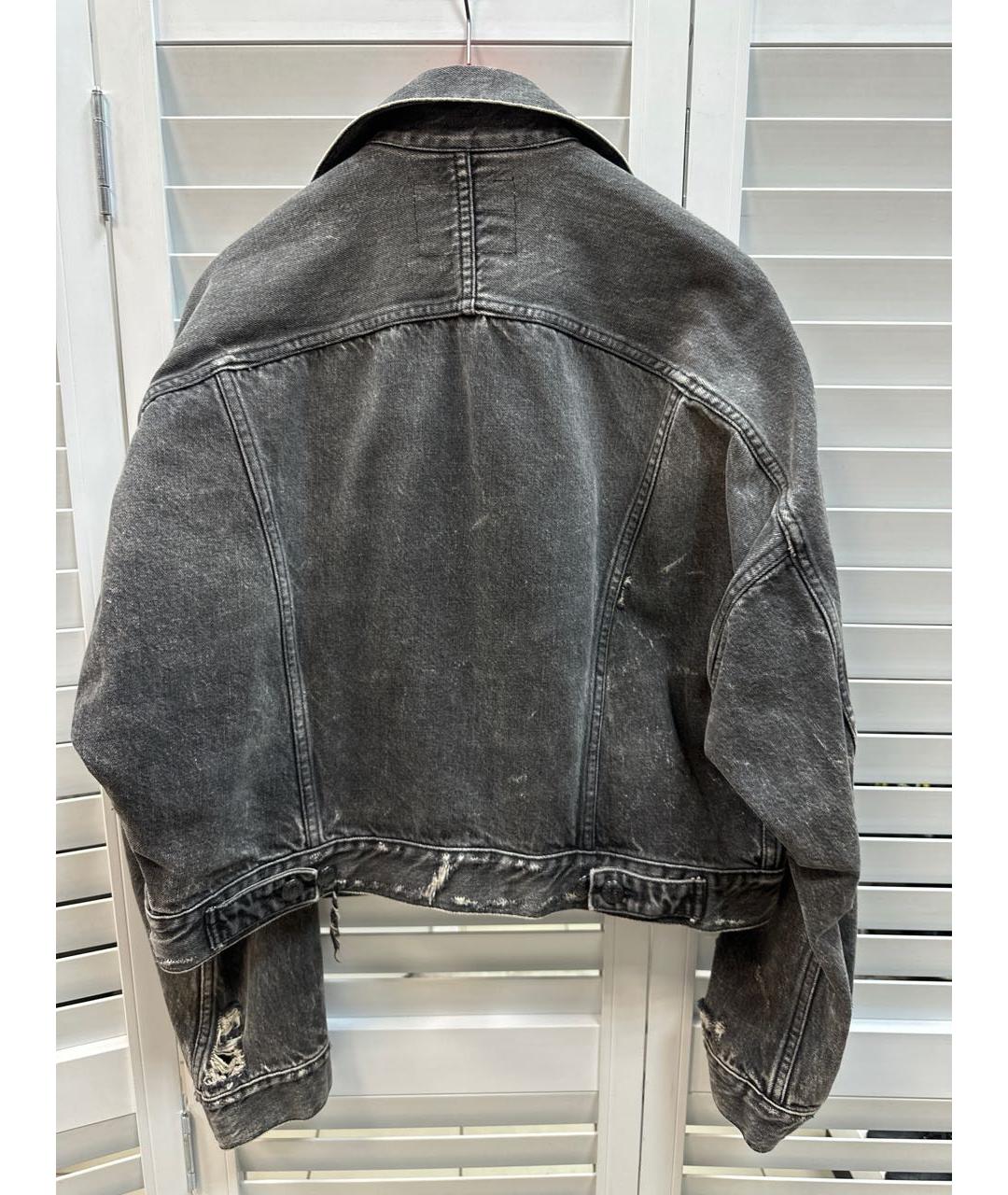 R13 Серая деним рубашка, фото 7