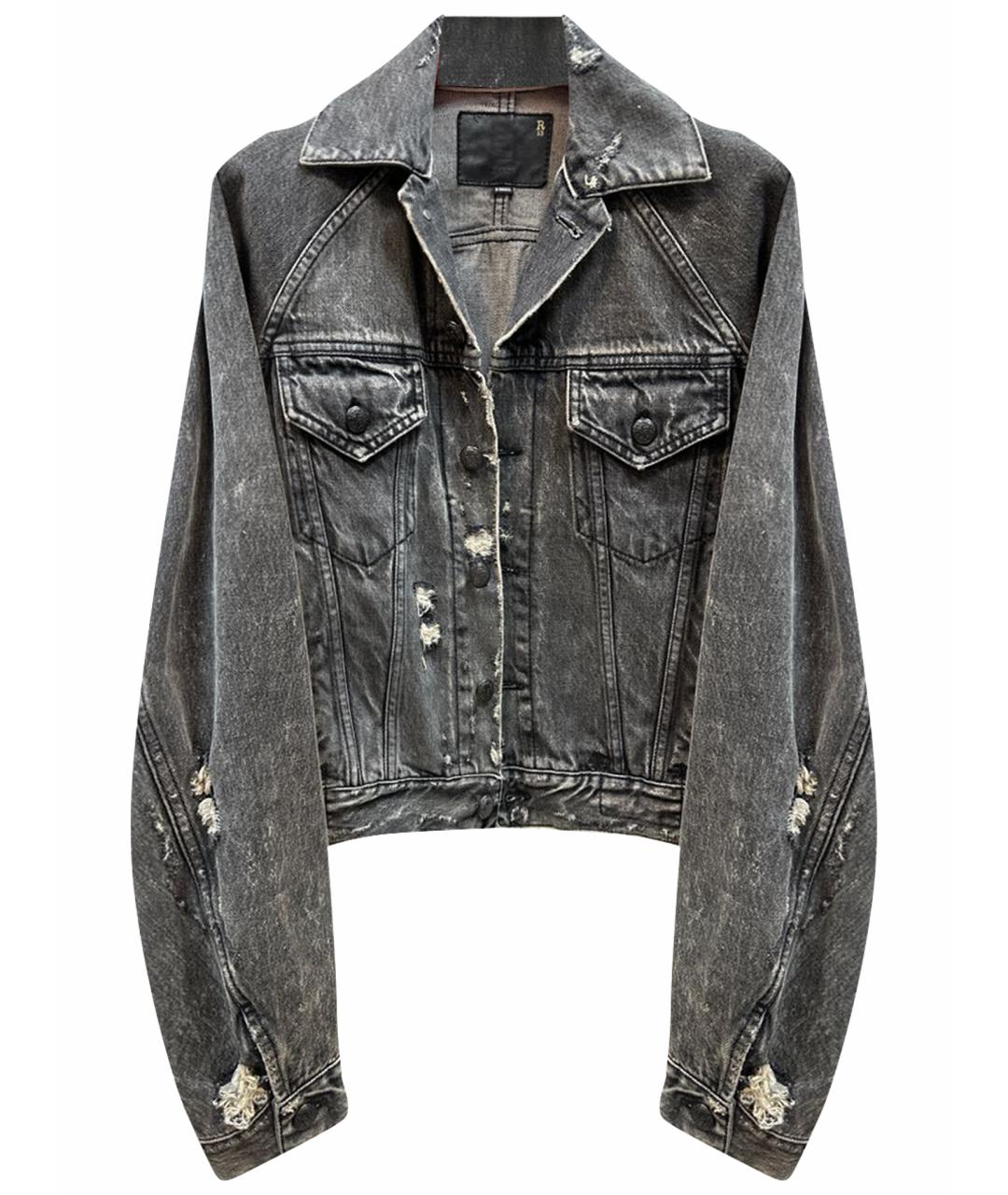 R13 Серая деним рубашка, фото 1