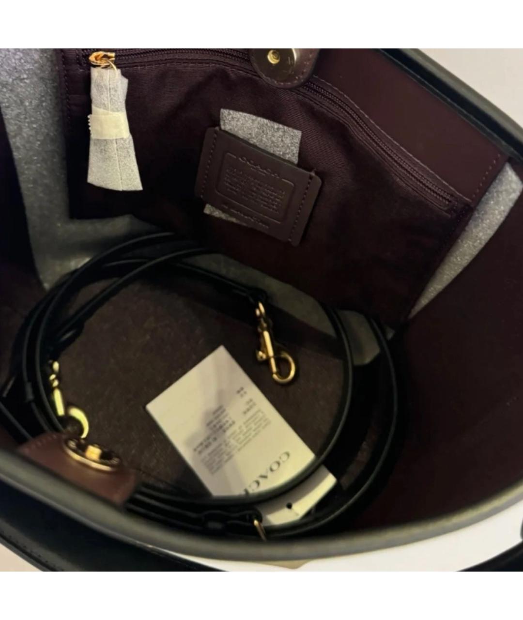 COACH Коричневая сумка через плечо, фото 7