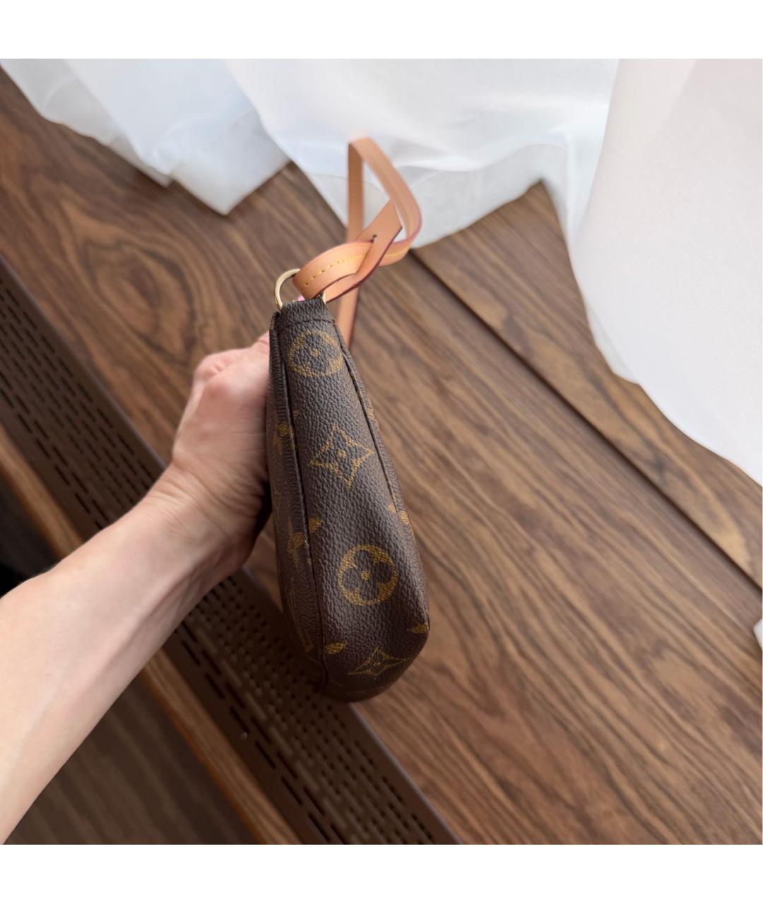 LOUIS VUITTON Коричневая сумка через плечо, фото 5