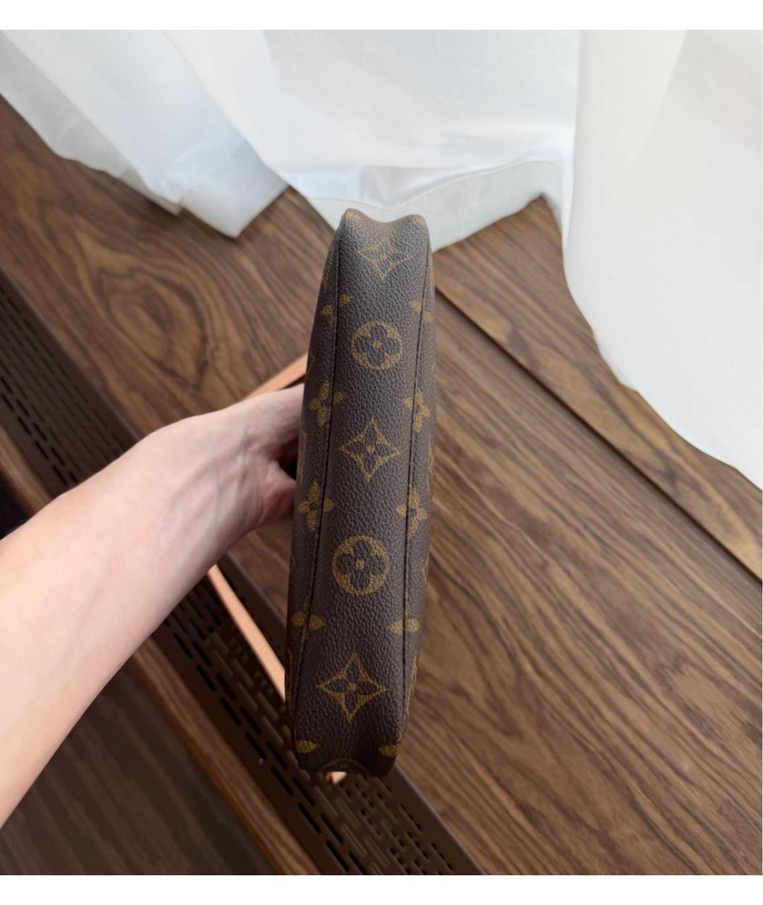 LOUIS VUITTON Коричневая сумка через плечо, фото 6