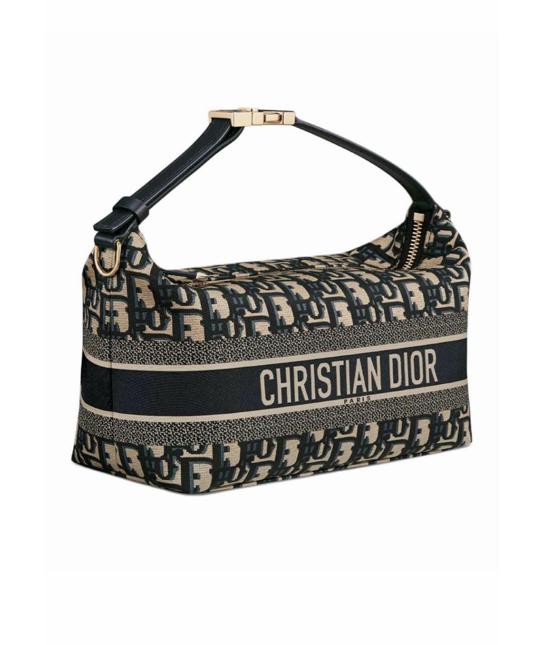 CHRISTIAN DIOR Антрацитовая сумка с короткими ручками, фото 2