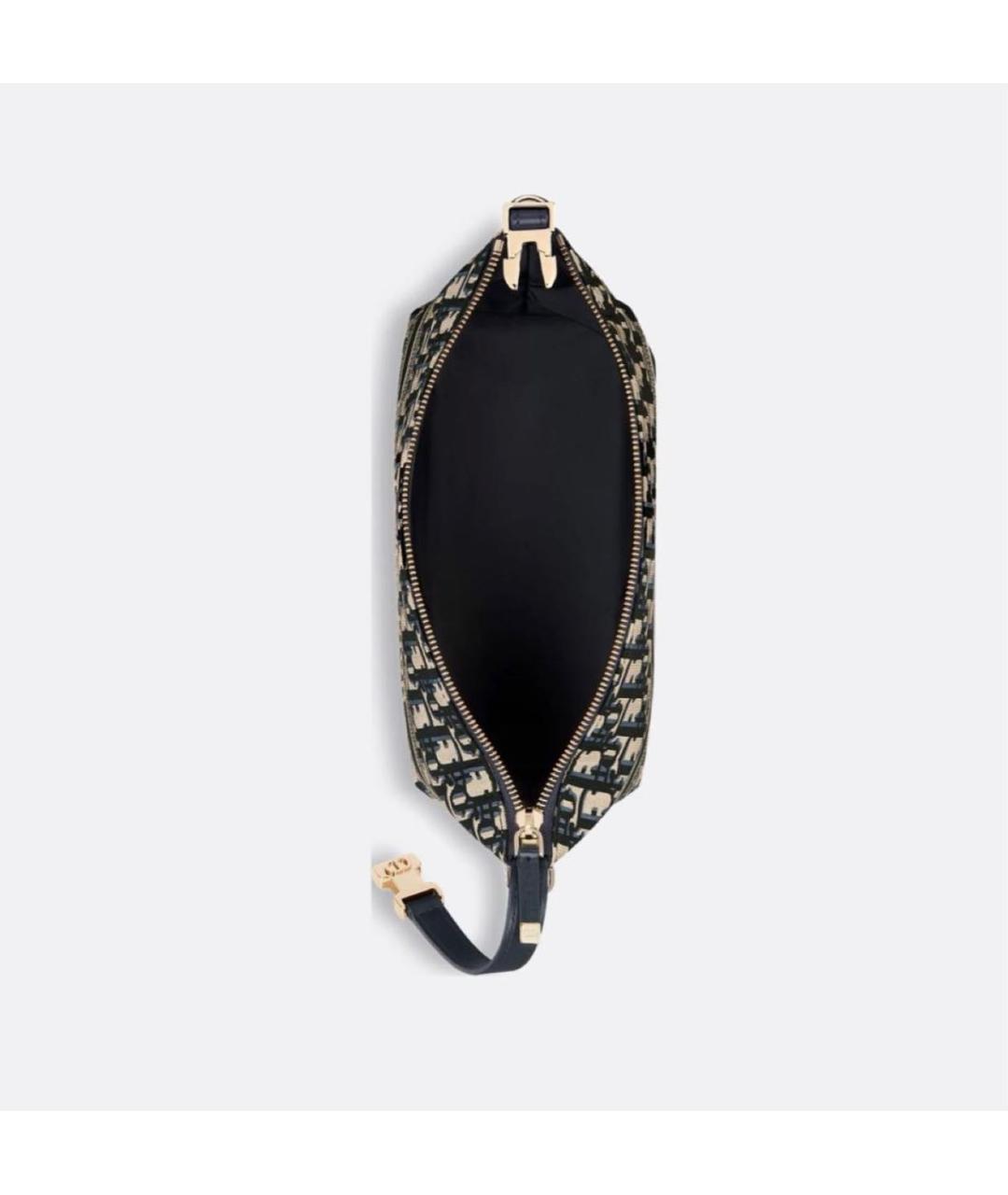 CHRISTIAN DIOR Антрацитовая сумка с короткими ручками, фото 4