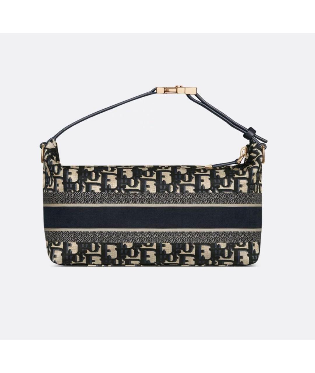 CHRISTIAN DIOR Антрацитовая сумка с короткими ручками, фото 3