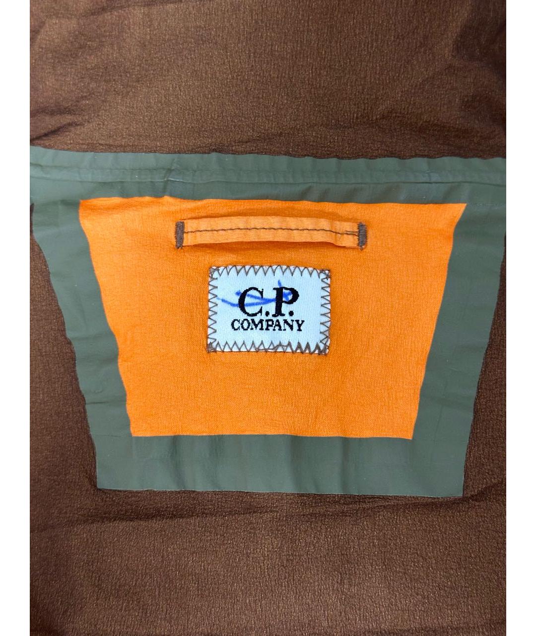 CP COMPANY Коричневая полиамидовая куртка, фото 6