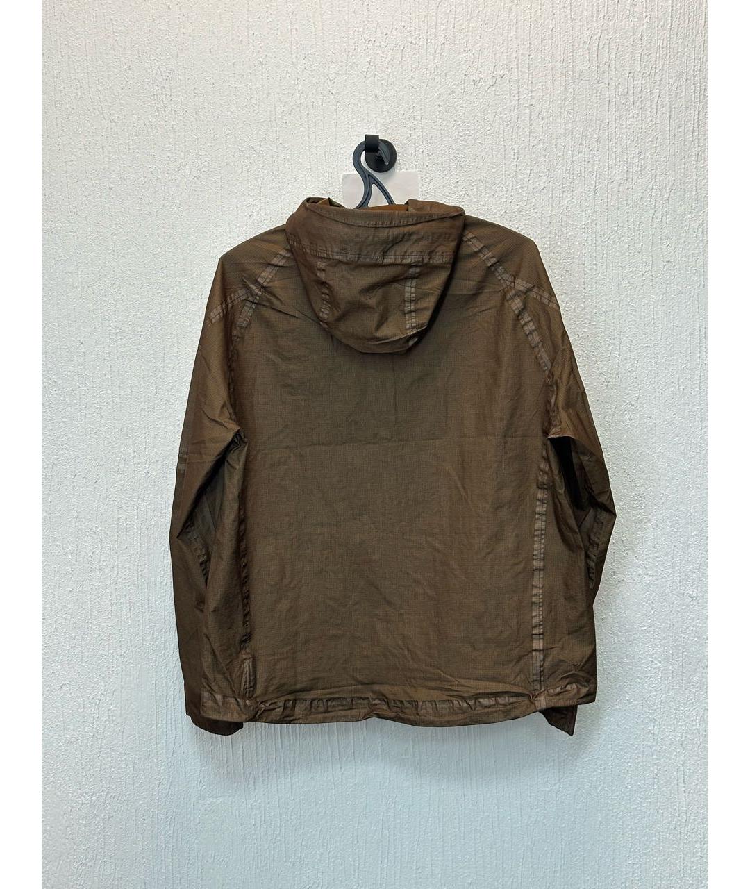 CP COMPANY Коричневая полиамидовая куртка, фото 3