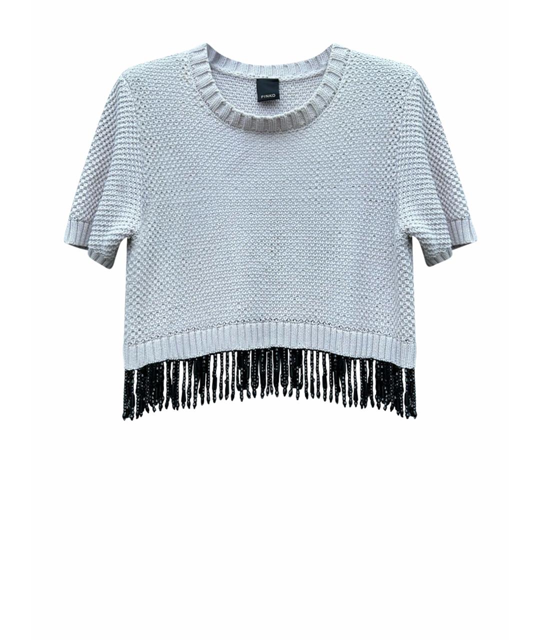 PINKO Хлопковый джемпер / свитер, фото 8