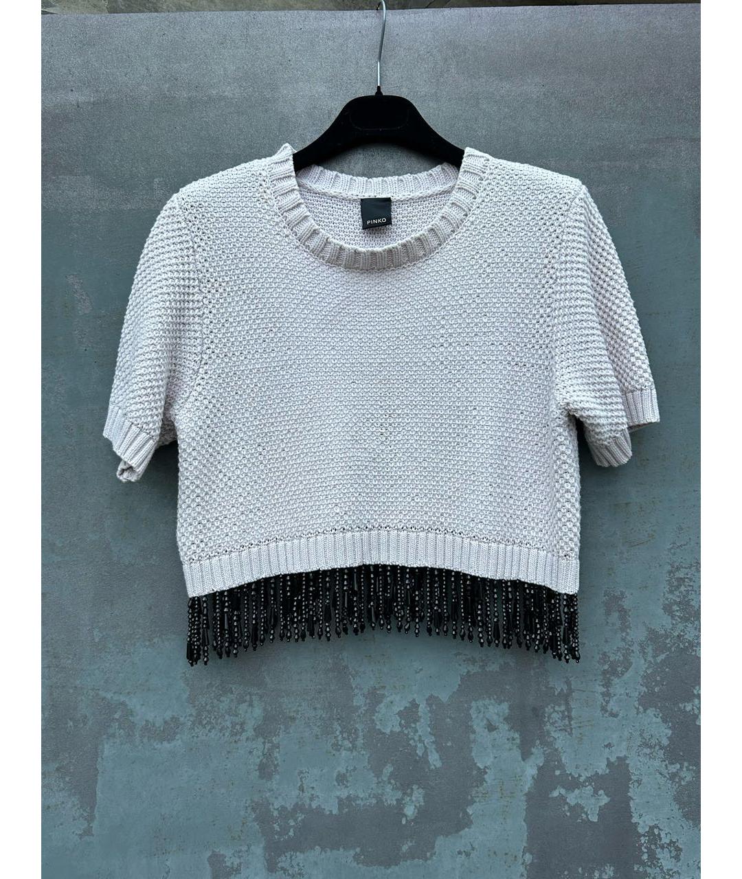 PINKO Хлопковый джемпер / свитер, фото 7