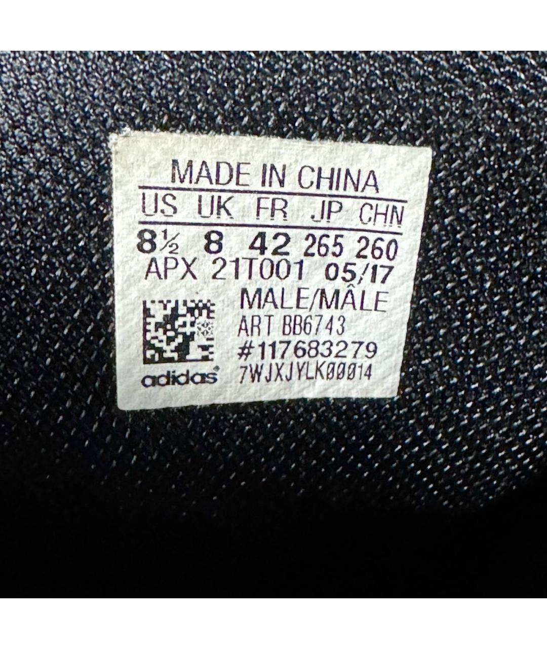 ADIDAS X RAF SIMONS Белые кожаные низкие кроссовки / кеды, фото 6