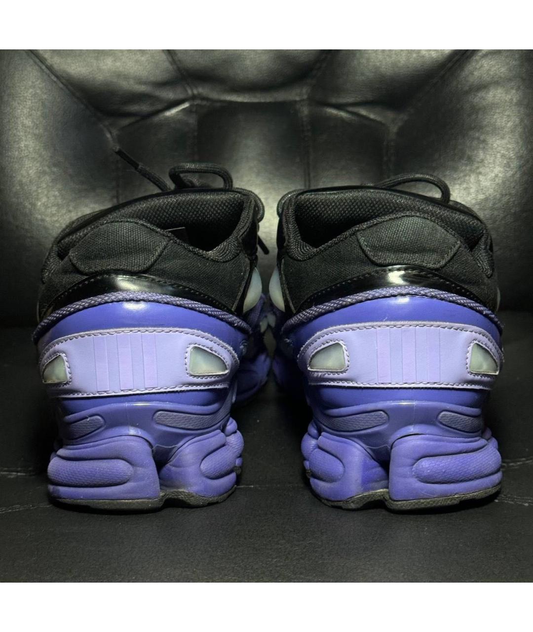 ADIDAS X RAF SIMONS Фиолетовые текстильные низкие кроссовки / кеды, фото 2