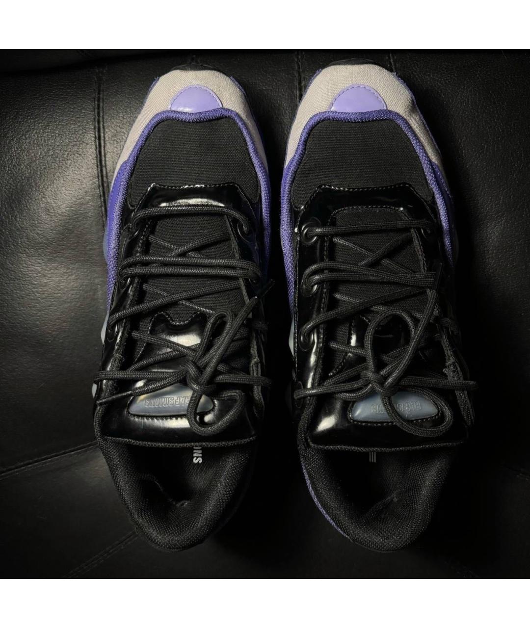 ADIDAS X RAF SIMONS Фиолетовые текстильные низкие кроссовки / кеды, фото 8