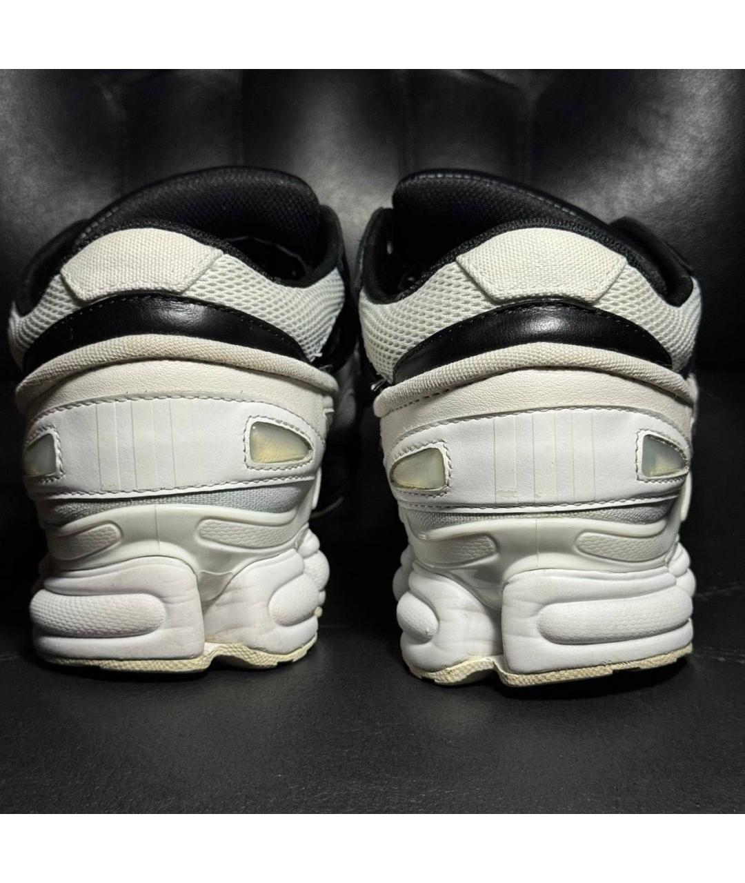 ADIDAS X RAF SIMONS Черные текстильные низкие кроссовки / кеды, фото 2