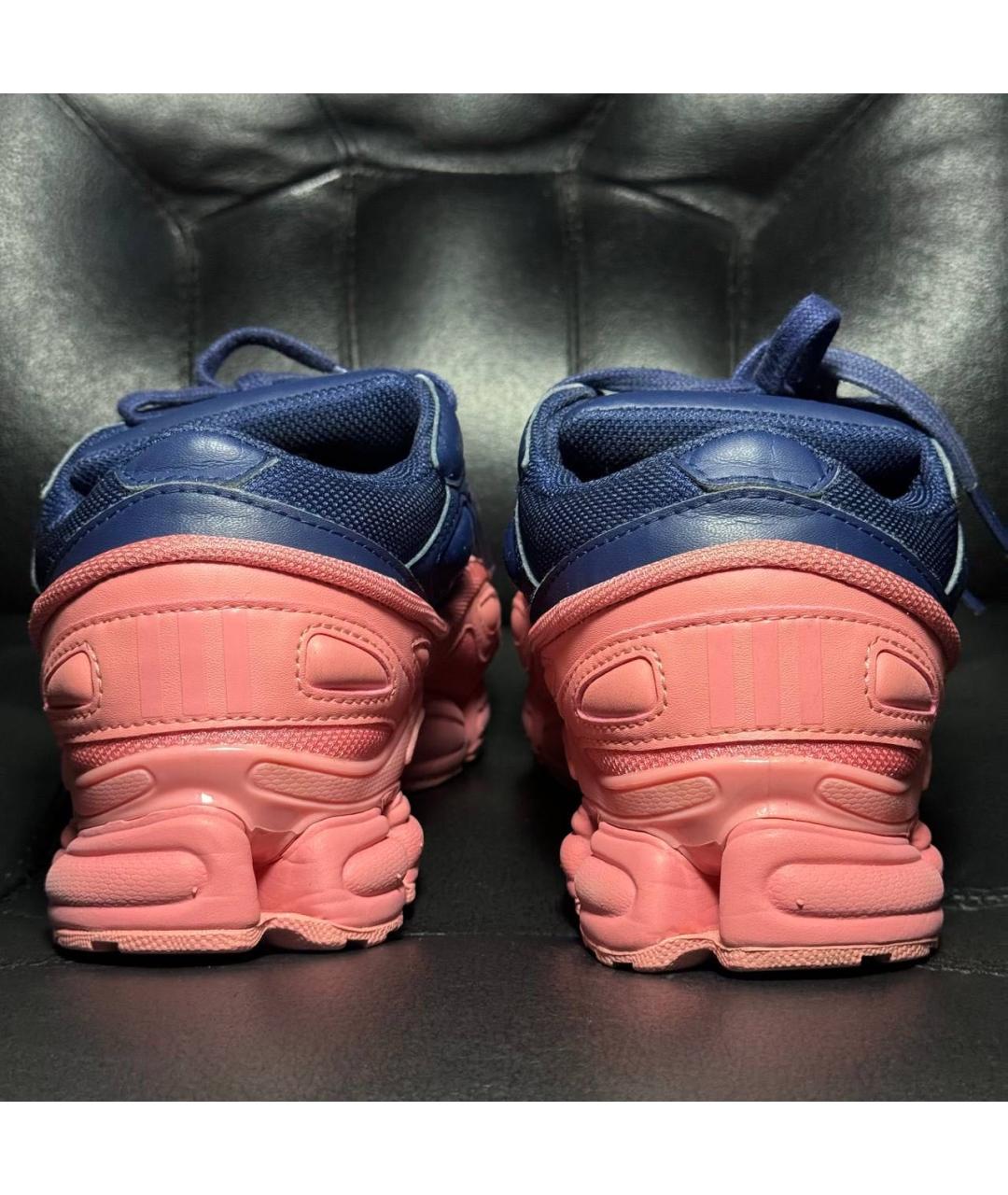 ADIDAS X RAF SIMONS Коралловые текстильные кроссовки, фото 2