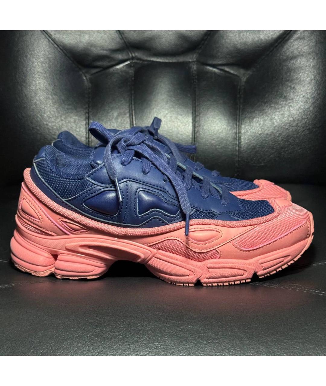 ADIDAS X RAF SIMONS Коралловые текстильные кроссовки, фото 9